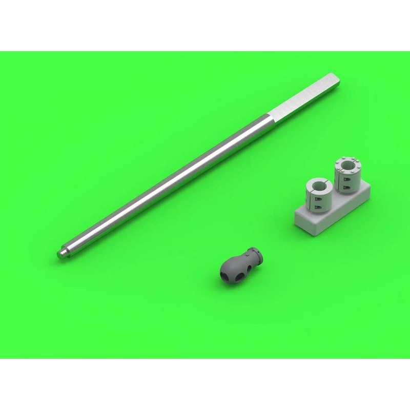 1/35 WWII British 17pdr SP M10C Achilles Ordnance QF 17 Pound (76.2mm) Gun Barrel (for Academy)