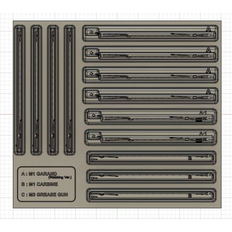 1/35 WWII US Army Firearm Sling Set Part 2 (3 Types)