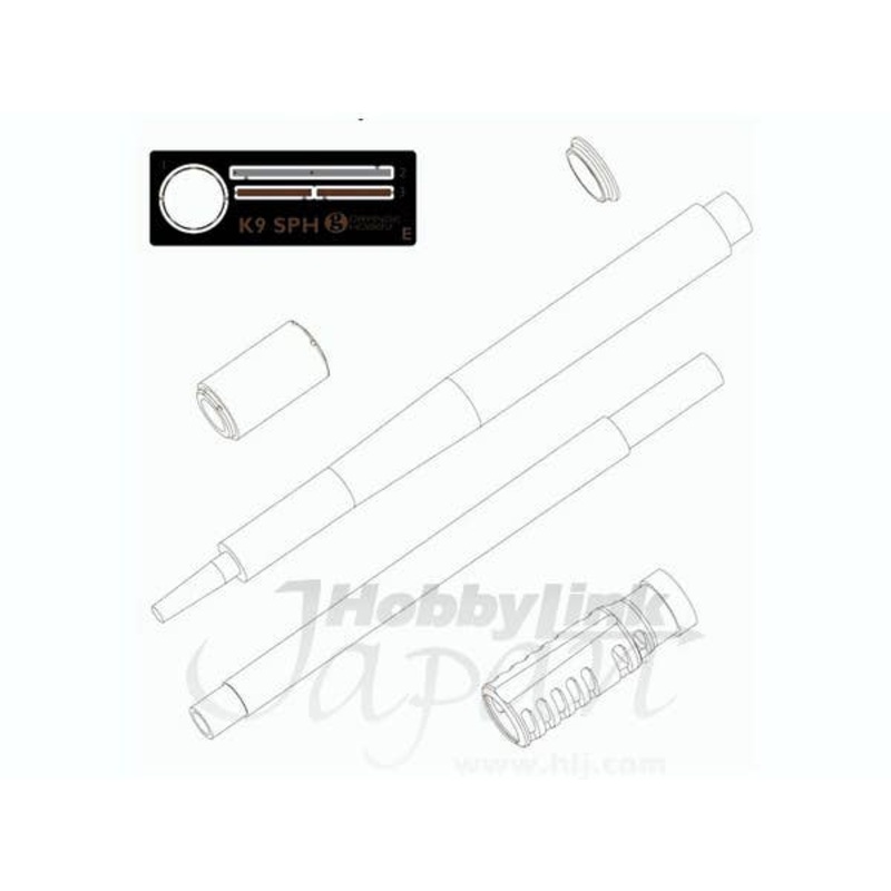 1/35 55mm/L52 Howitzer Barrel (for Modern Korean Army K-9)