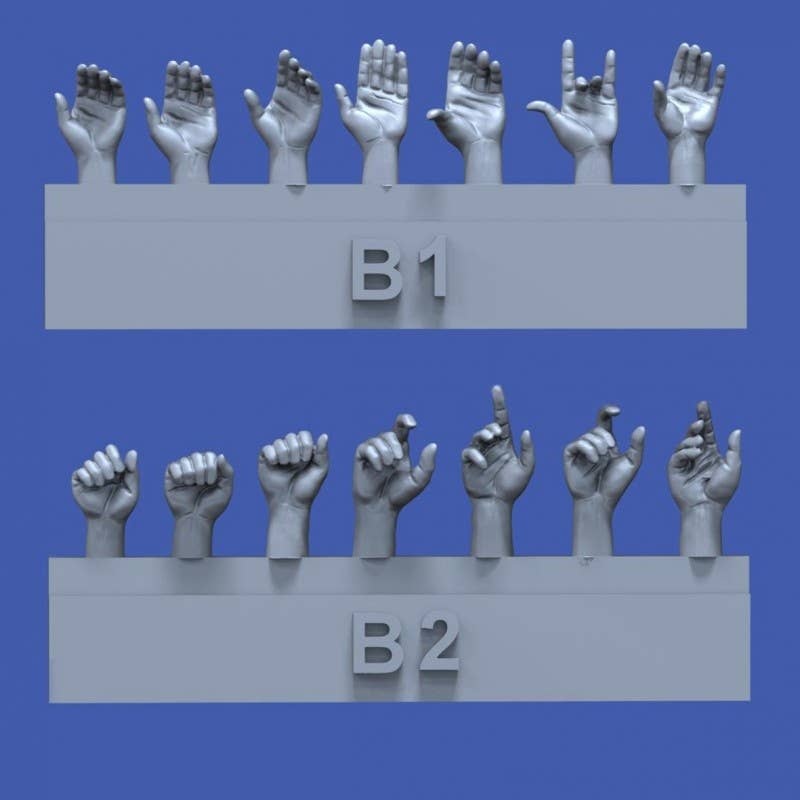 1/35 Assorted Set of Palm No.2
