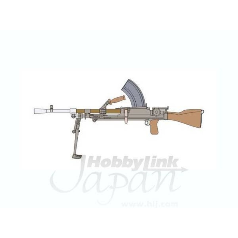 1/35 Bren Mk.I British WWII 7.7mm light machi