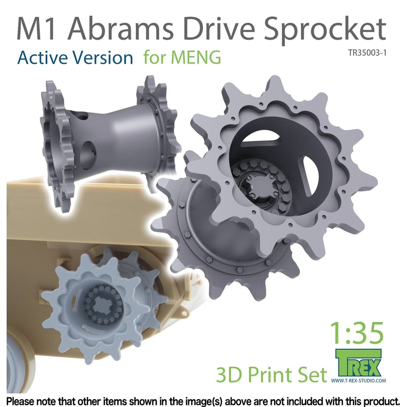 1/35 For M1 Abrams Starting Wheel Set A Current Model For Meng Model