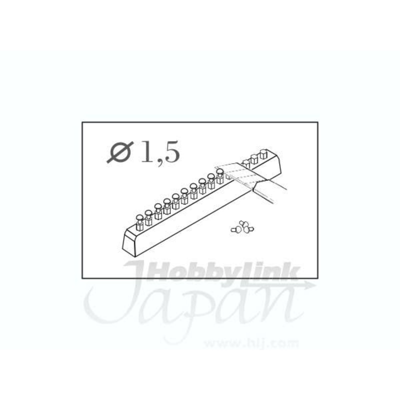 1/35 Hexagonal bolt head 1.5mm