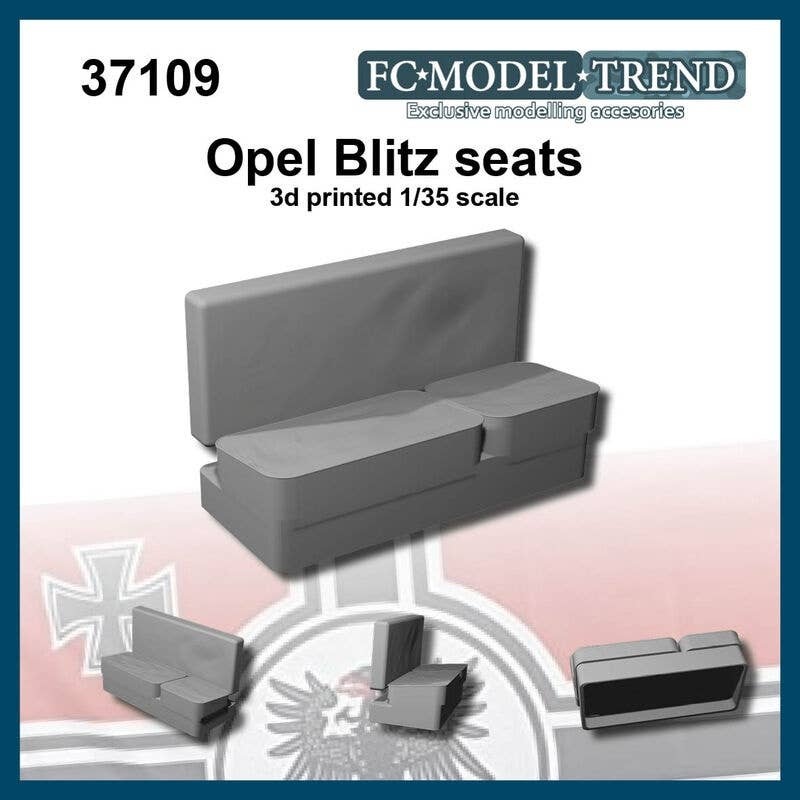 1/35 WWII German Opel Blitz 3t Truck Driver's Seat (for 1 Car)