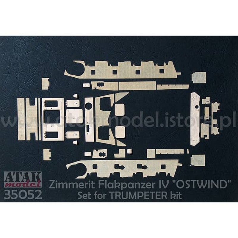 1/35 Zimmerit Flakpanzer IV Ostwind (for Trumpeter)