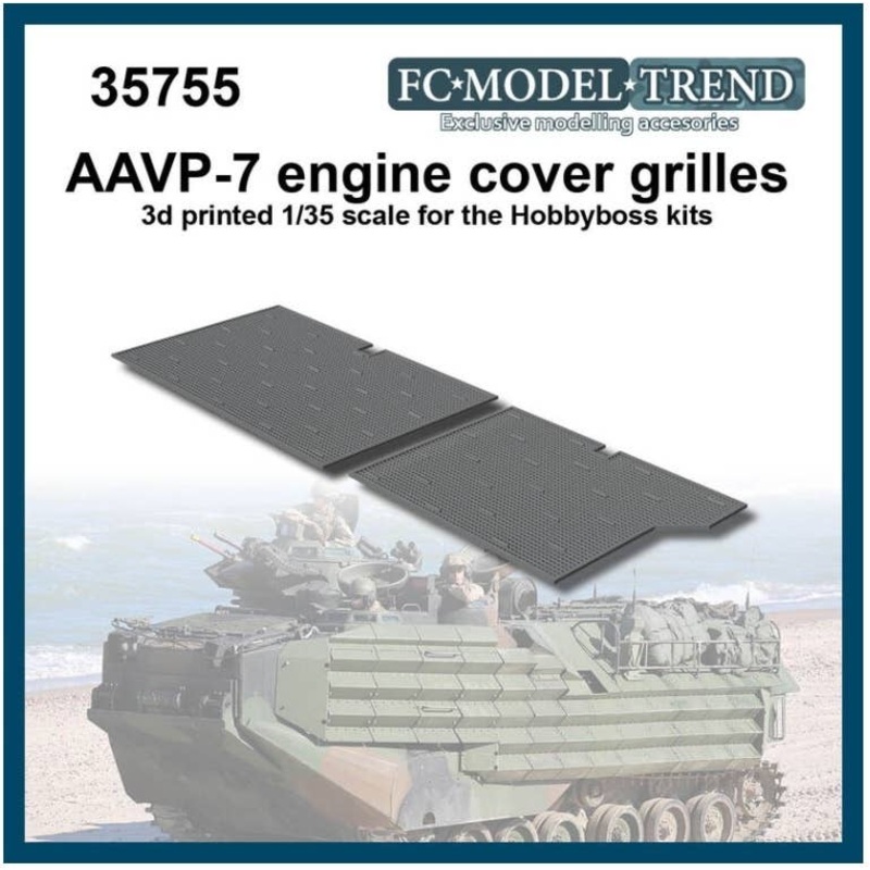 1/35 AAVP-7 Amtrak Engine Grill Set (for Hobby Boss)