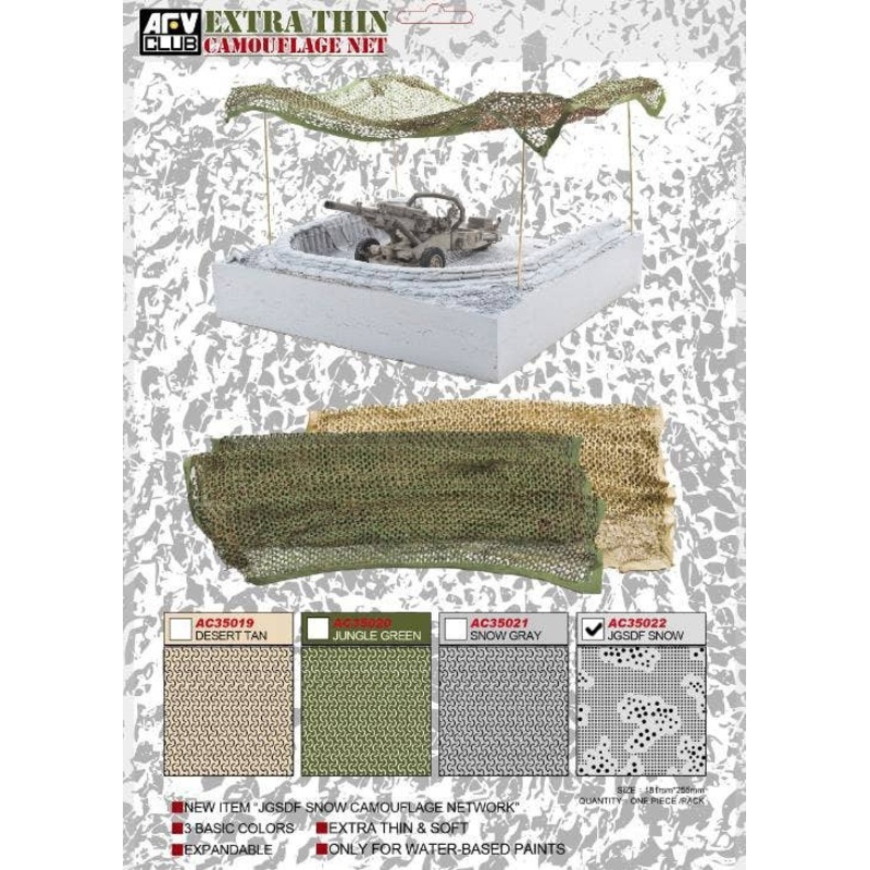 1/35 Camouflage Net JGSDF "Snow White"