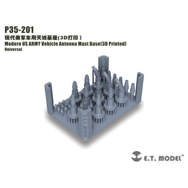 1/35 Current U.S. Army Automotive Antenna Mast Base Set (3D)