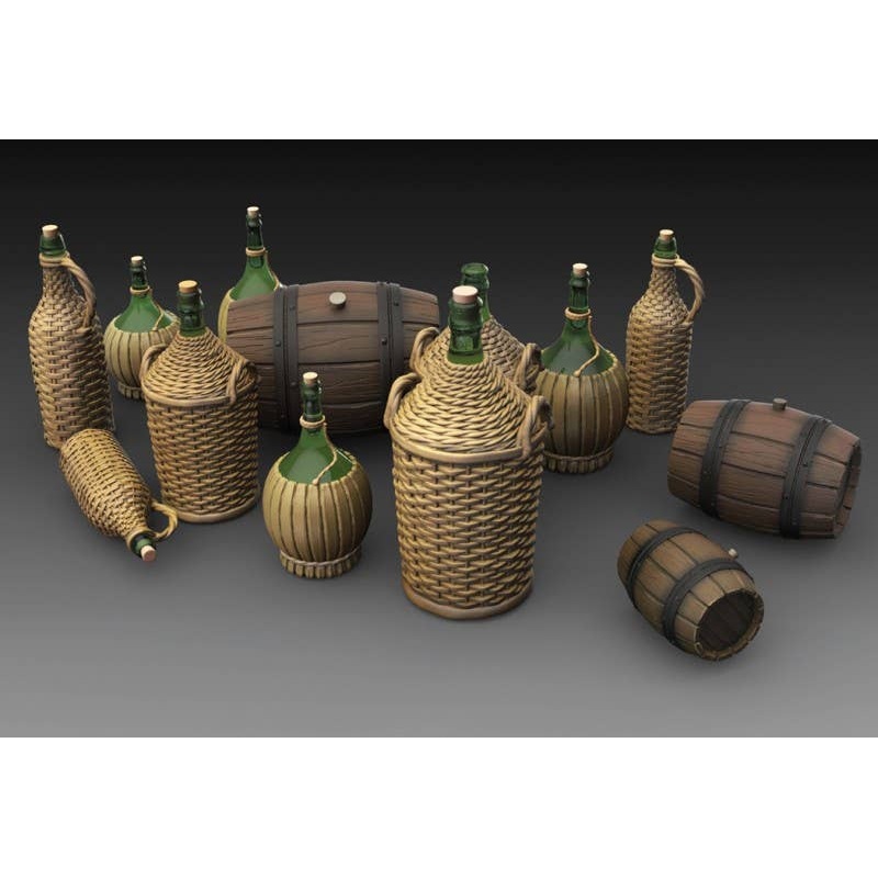 1/35 Neck Large Glass and Small Diameter Barrel for Wicca