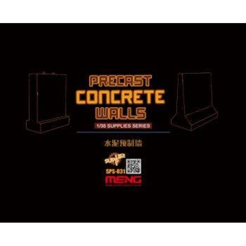 1/35 Precast Concrete Walls