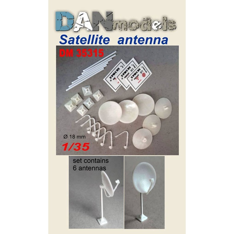 1/35 Satellite antenna (6 pcs)