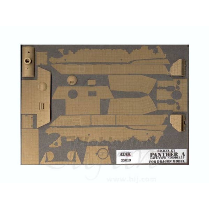 1/35 Sd.Kfz.171 Panther A Late Type Zimmerit Set (for Dragon)