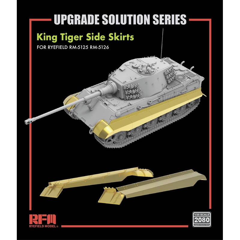 1/35 UPGRADE SET FOR 5125 5126  King Tiger Side Skirts