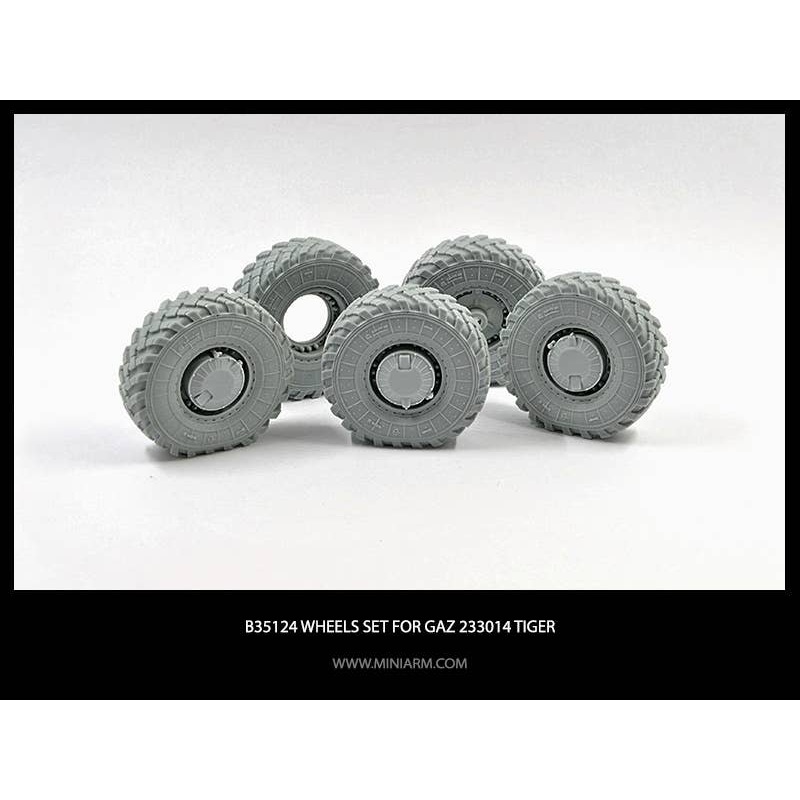 1/35 Wheels set for GaZ 233014 Tiger