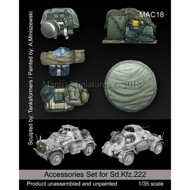 1/35 Accessories for Sd.Kfz. 222