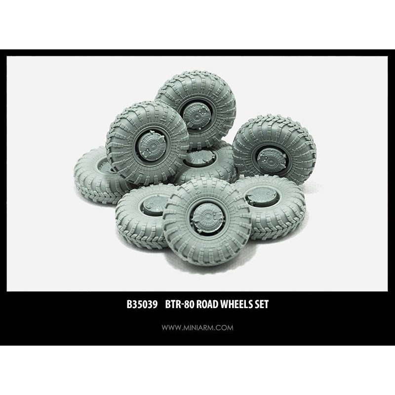 1/35 BTR-80 Wheel Set (for Dragon, Zvezda)