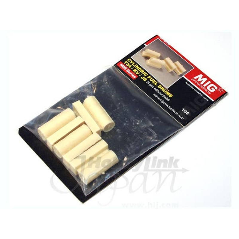 1/35 Cylindric Fuel Drums T34/KV/JS (No Belts)