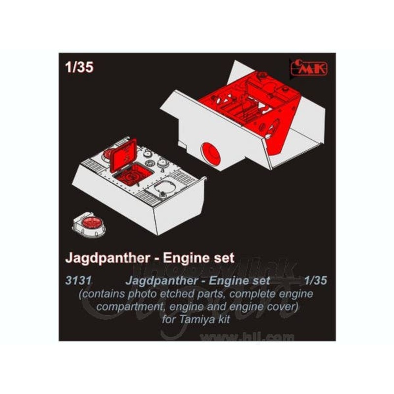 1/35 Jagdpanther Engine Set (for Tamiya)
