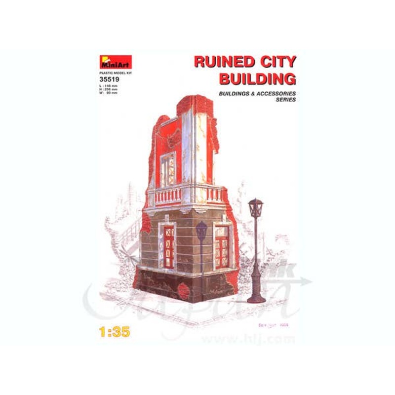 1/35 Ruined City Building