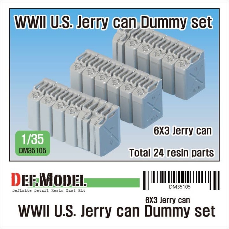 1/35 WWII U.S. Jarry Can Dummy Set