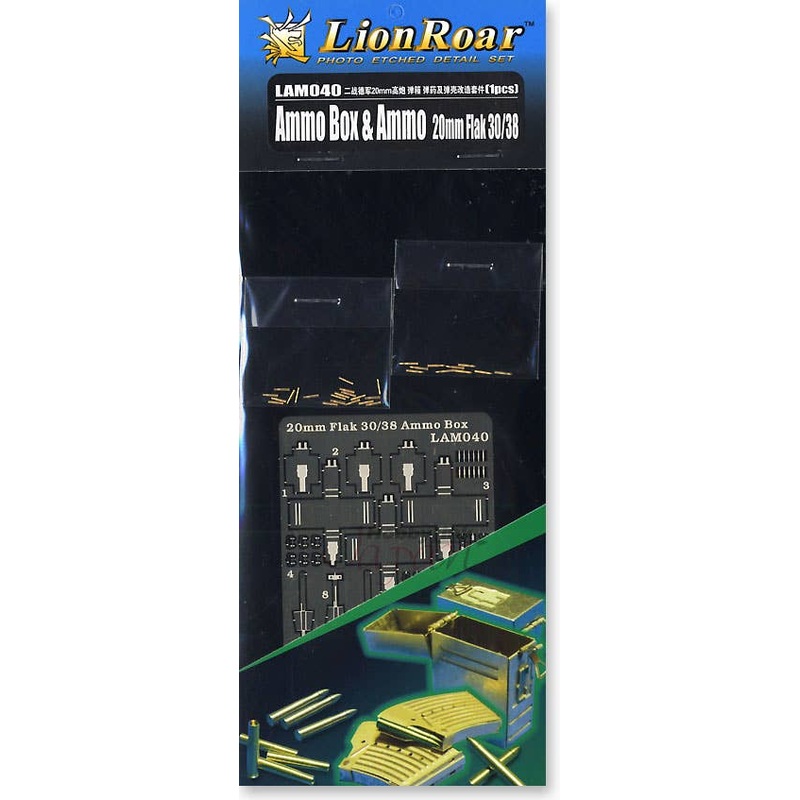1/35 Ammo Box & Ammo 20mm Flak 30/38