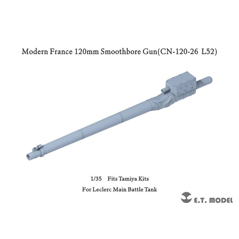 1/35 Modern French Leclerc main battle tank 120mm CN120-26 L/52 smoothbore gun barrel (for Tamiya)