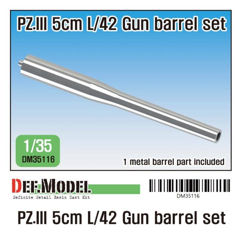 1/35 Pz.III 5cm L42 Barrel For Ausf.H/J