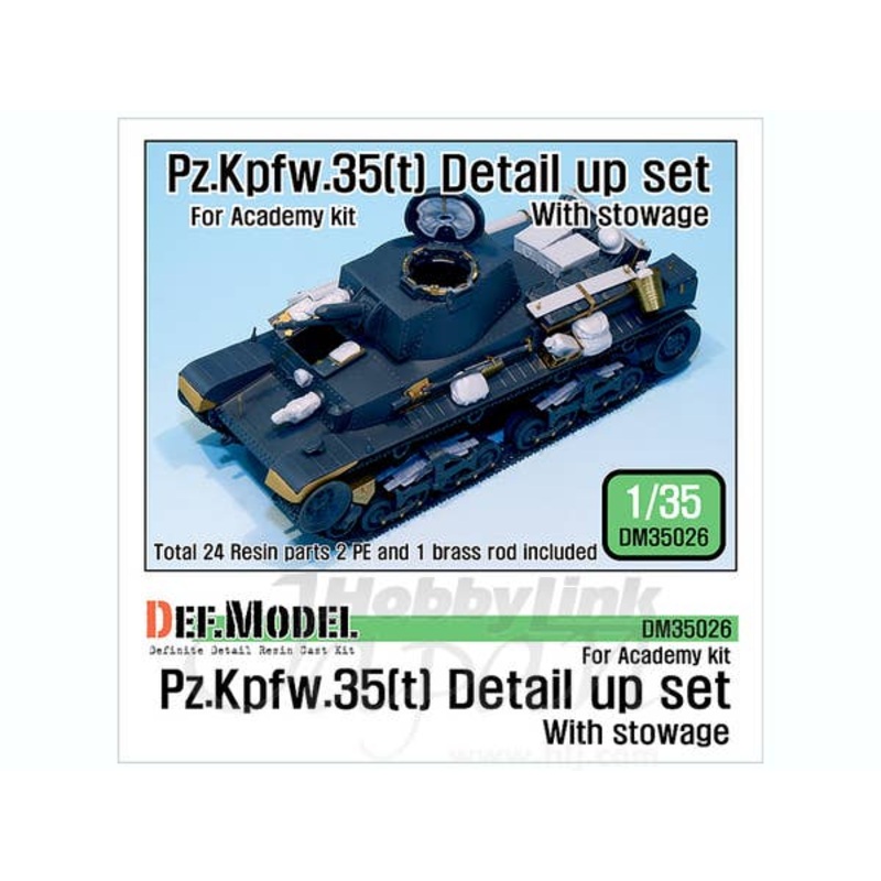 1/35 Pz.Kpfw.35(t) Detail up Set w/Stowage (Academy)