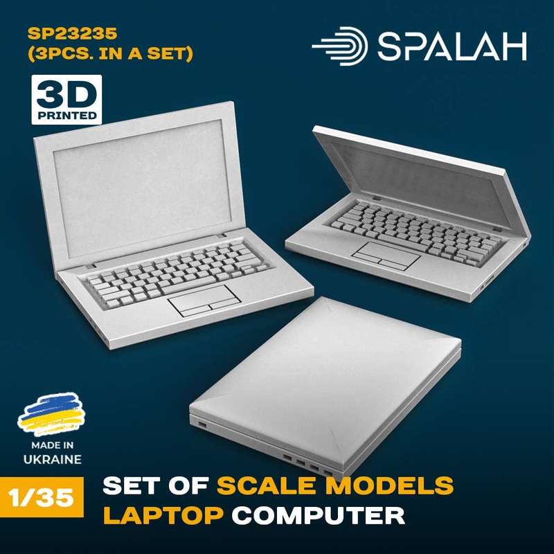 1/35 Set of scale models Laptop, (3 pcs)