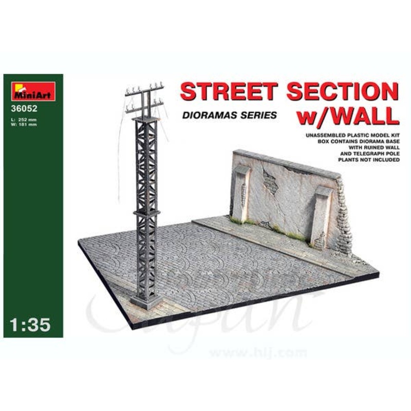 1/35 Street Section w/Wall