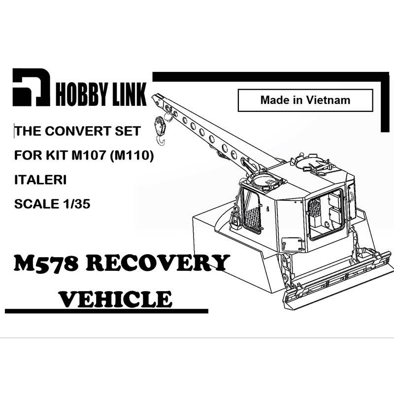 1/35 U.S. M578 Wrecker Modification Kit Italeri M107/M110