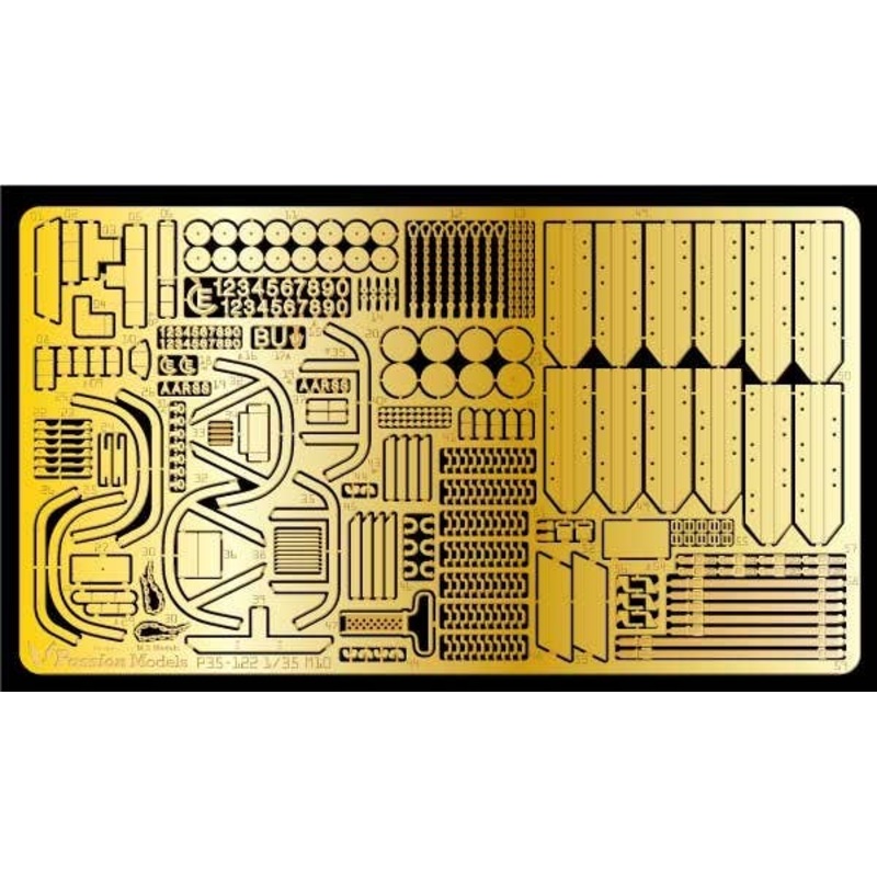 1/35 U.S. Tank Destroyer M10 (MID Production) Etching Set