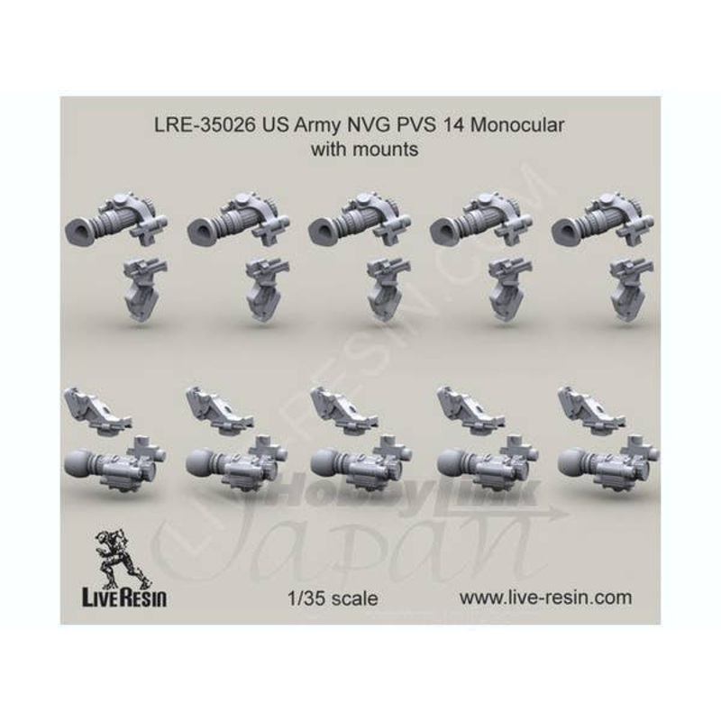 1/35 US Army NVG PVS 14 Monocular with Mounts