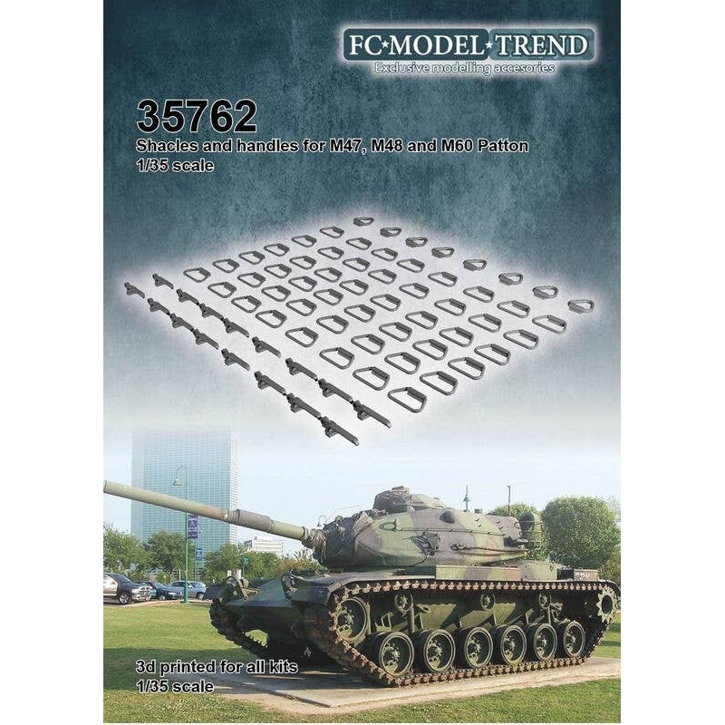 1/35 M47/ M48/ M60 Patton Tank Shackle & Handle Set