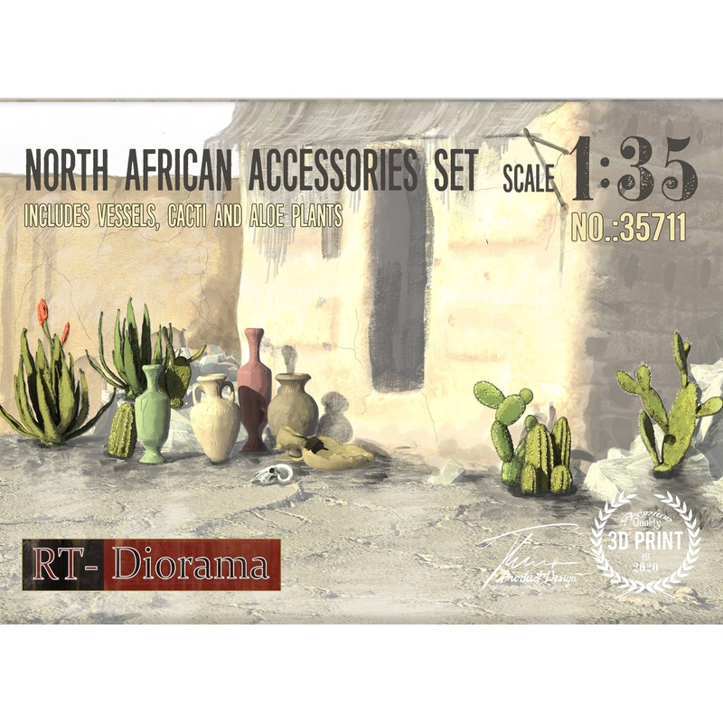 1/35 North African Accessories Set
