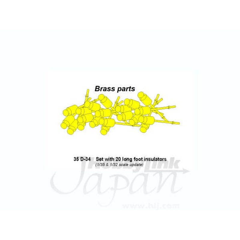 1/35 Set with 20 Long Insulators