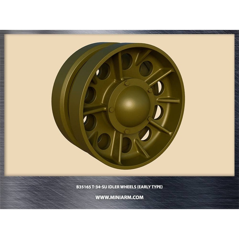 1/35 T-34/SU Idler Wheels (Early Type)