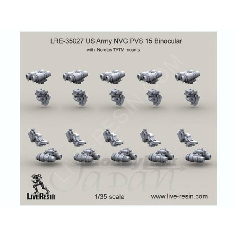 1/35 US Army NVG PVS 15 Binocular with Norotos TATM Mounts