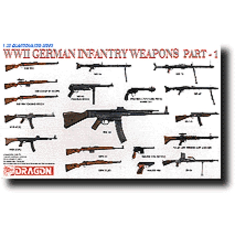1/35 WWII German Infantry Weapons Set 1