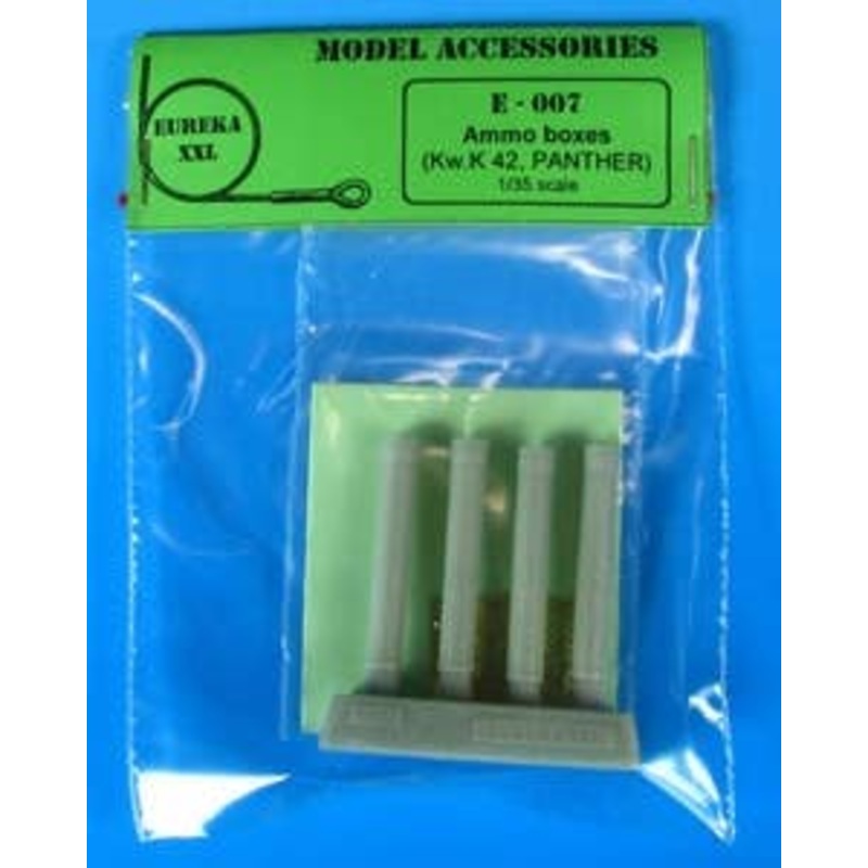 1/35 WWII Germany 7.5cm KwK42 Ammunition Carrier Canister (4pcs Set)
