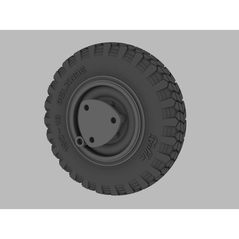 Sd.Kfz 221/222 Road Wheels (Early Pattern)