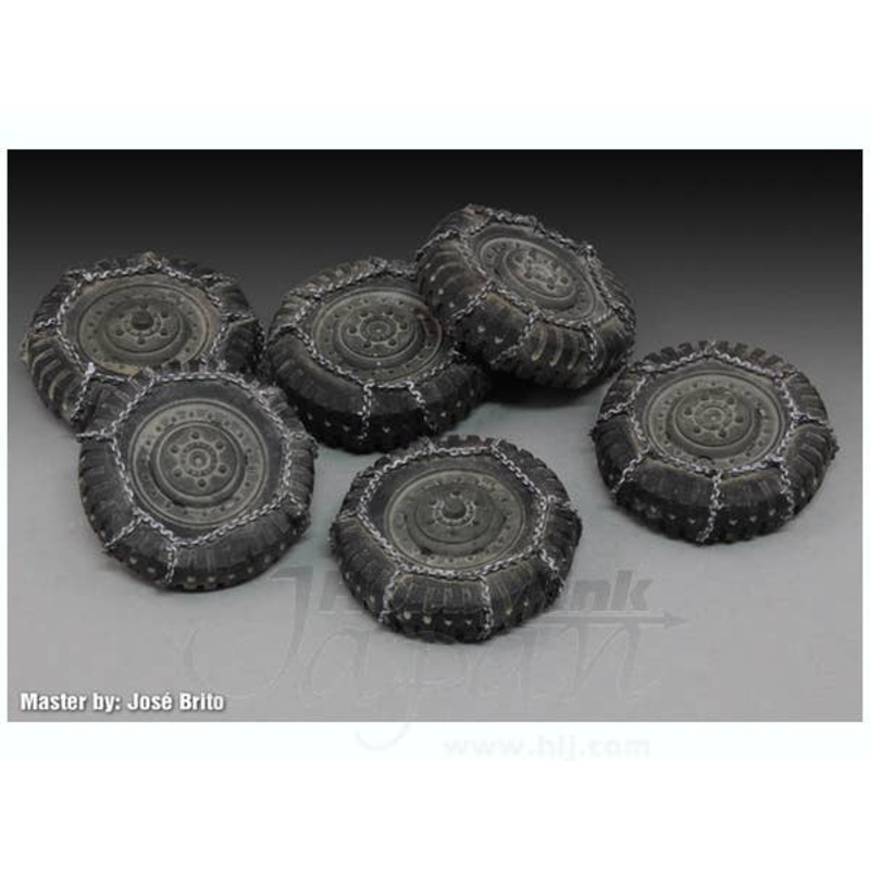 1/35 Chained wheels for M8 / M20