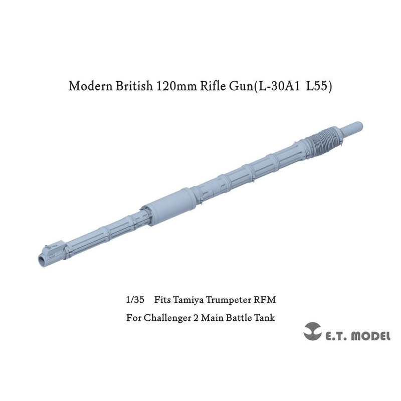 1/35 Current British Challenger 2 main battle tank 120mm L30A1 L/55 gun barrel (for Tamiya)