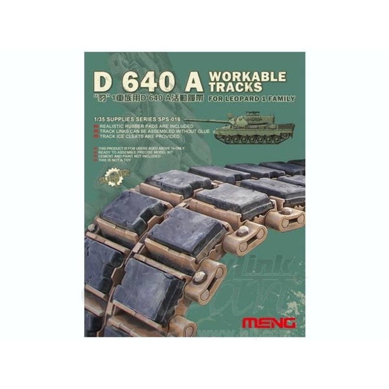 1/35 D 640 A Workable Tracks for Leopard 1 Family