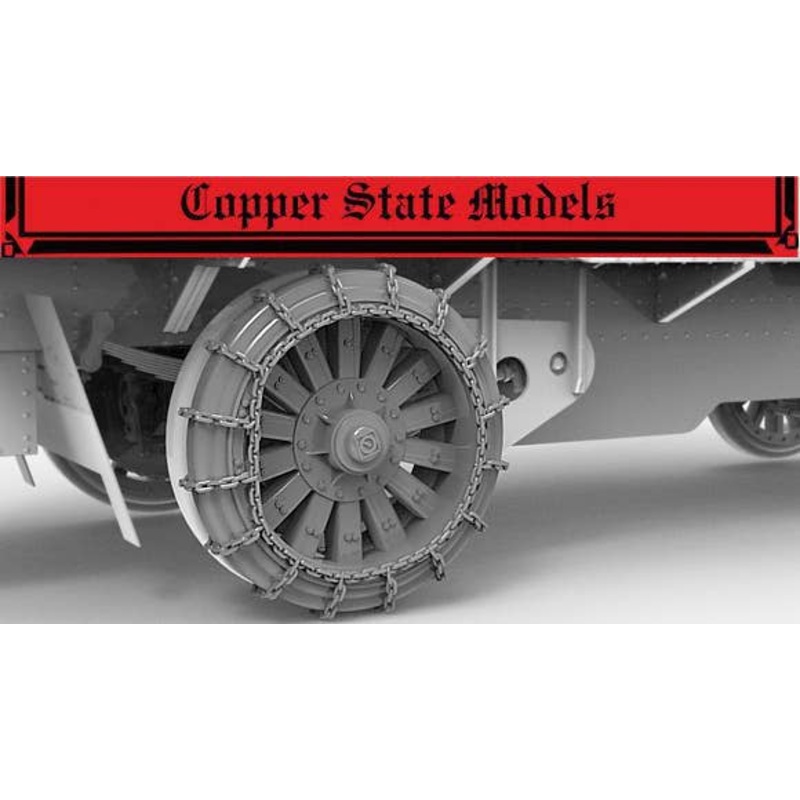 1/35 Garford-Putilov chained rear wheels