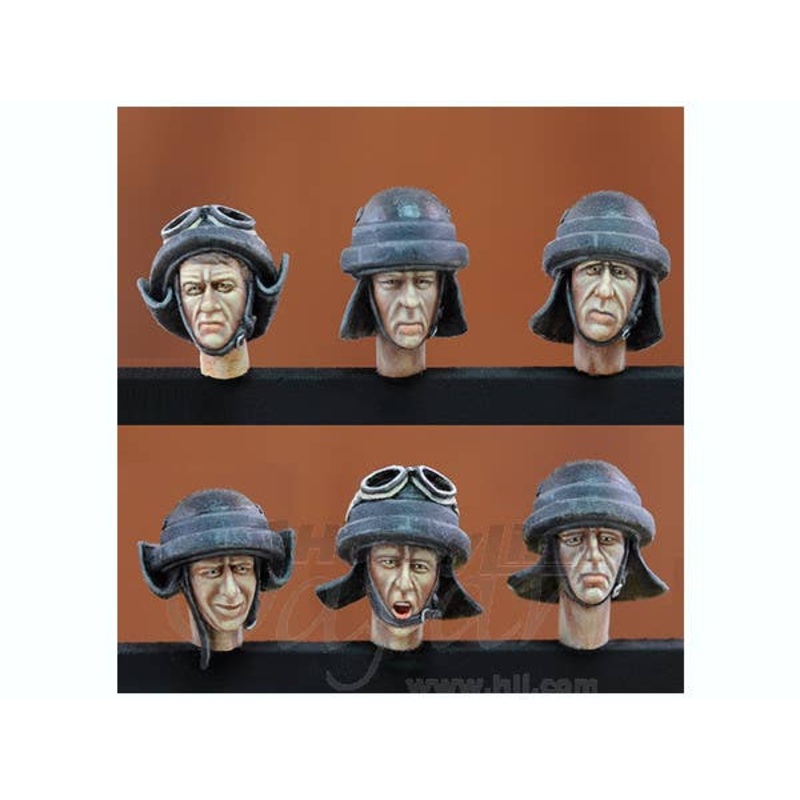 1/35 Italian Tankers Heads WWII