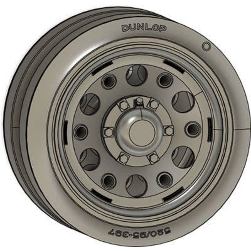 1/35 Panzerkampfwagen III 95mmWidth Roller / DUNLOP