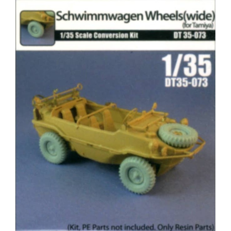 1/35 Schwimmwagen Wheel Set (Wide Type)