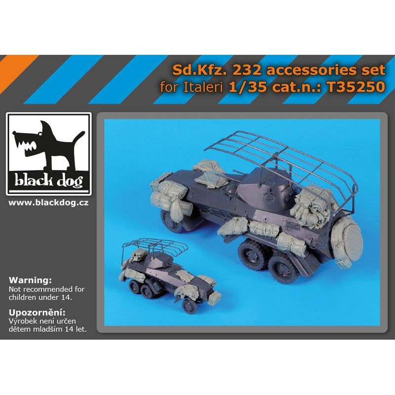 1/35 Sd.Kfz 232 accessories set