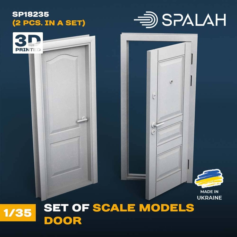 1/35 Set of scale models Doors, (2 pcs)